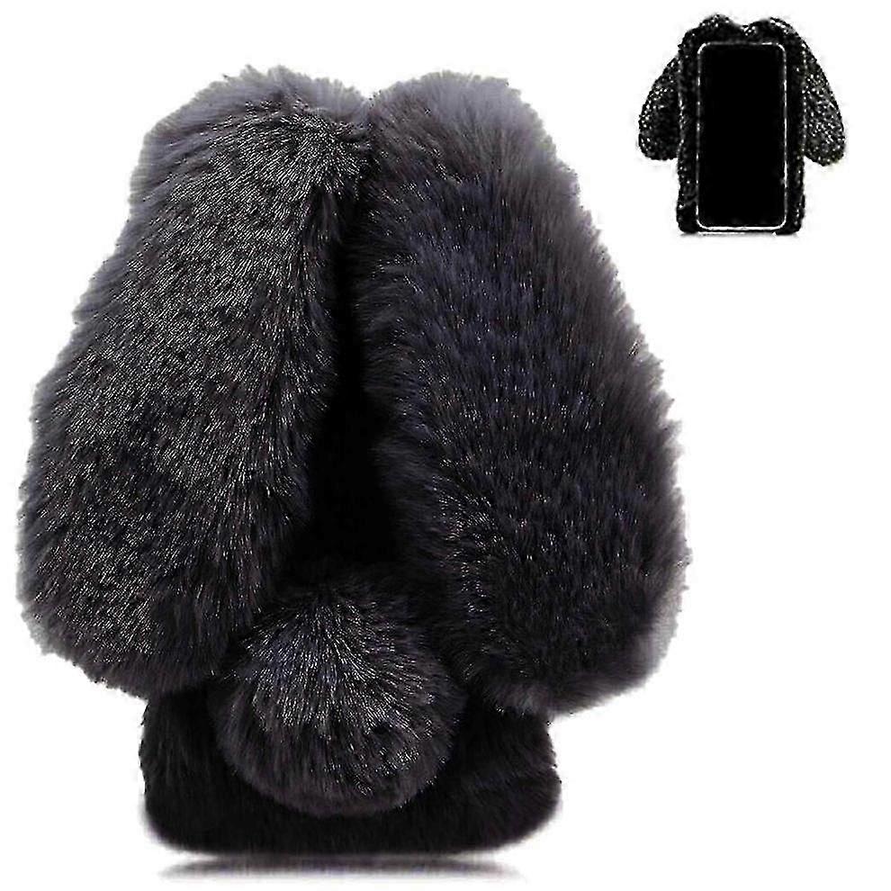 Case For Motorola Moto G24 Rabbit Furprotection Plushcase Autumn And Winter Lovely Plushrabbit