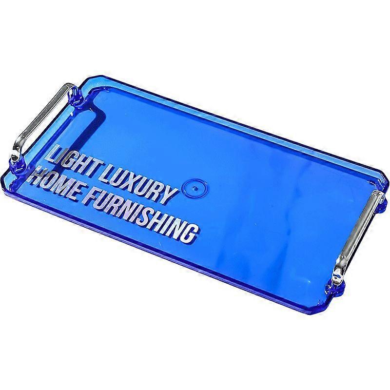 Light luxury INS style rectangular tray, tray with handle, cheese tray, coffee, tea fruit tray, dinner plate