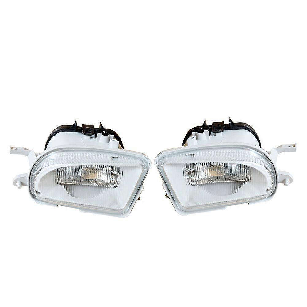 2Pcs Car Front Fog Light Fog Lamp for - W210 E200 E220 E240 E280 E300 1708200156 1708200256