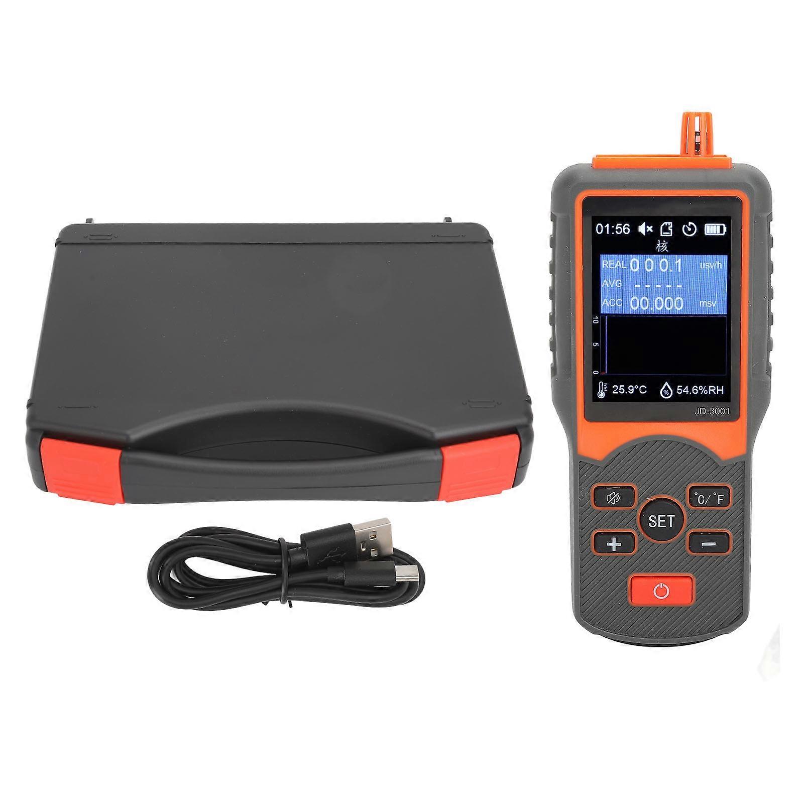 Electromagnetic Field Radiation Detector Alarm 5 Language Modes Fast Radiation Monitor Meter