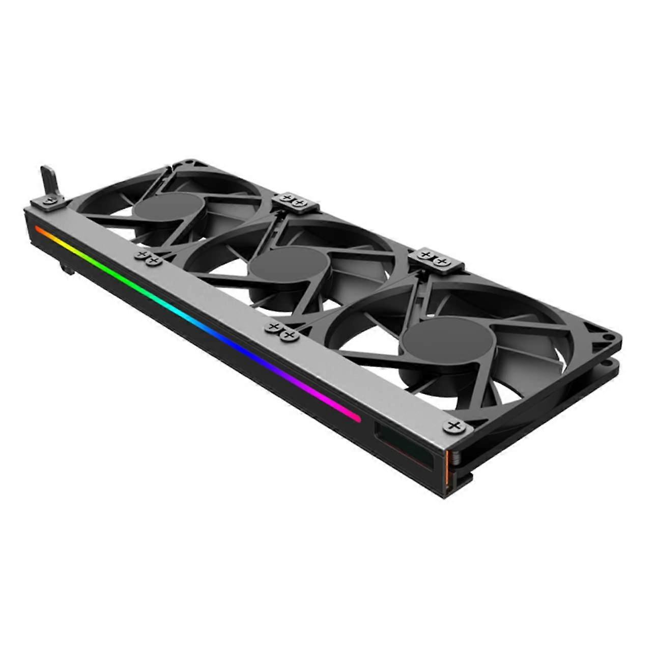 Graphics Card Cooling Fan Triple Fans Design 5v Pci Video Card Cooler Argb RGB Light Easy Installati