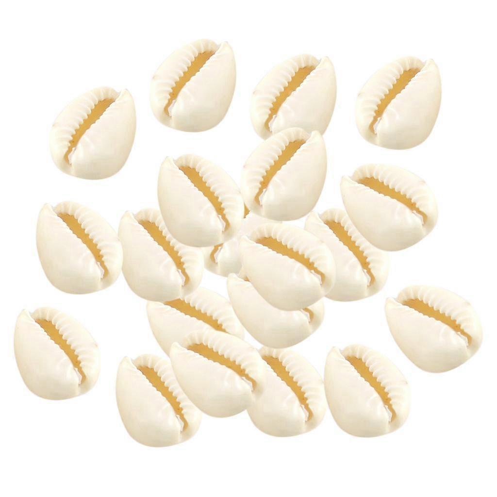 20pcs electroplated conch beads for making