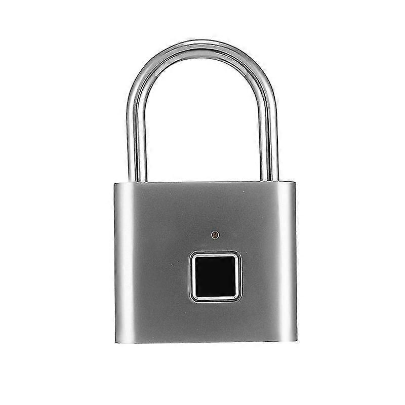 Fingerprint Padlock Waterproof Smart Keyless Security Locker Fingerprint Lock Anti-Theft USB