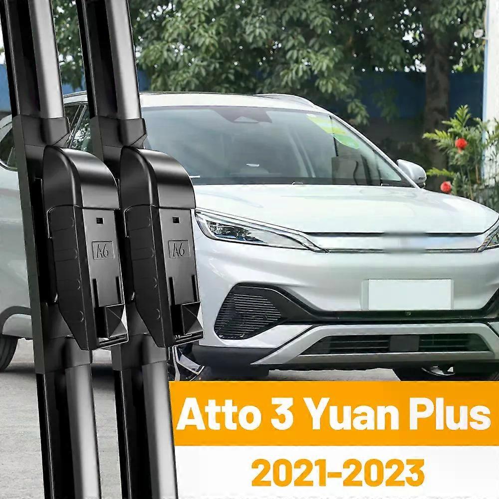 Auto-Wischerblätter für BYD Atto 3 Yuan Plus Atto3 2021 2022 2023 Frontscheibenbürsten Windschutzscheiben-Fensterschneider-Zubehör