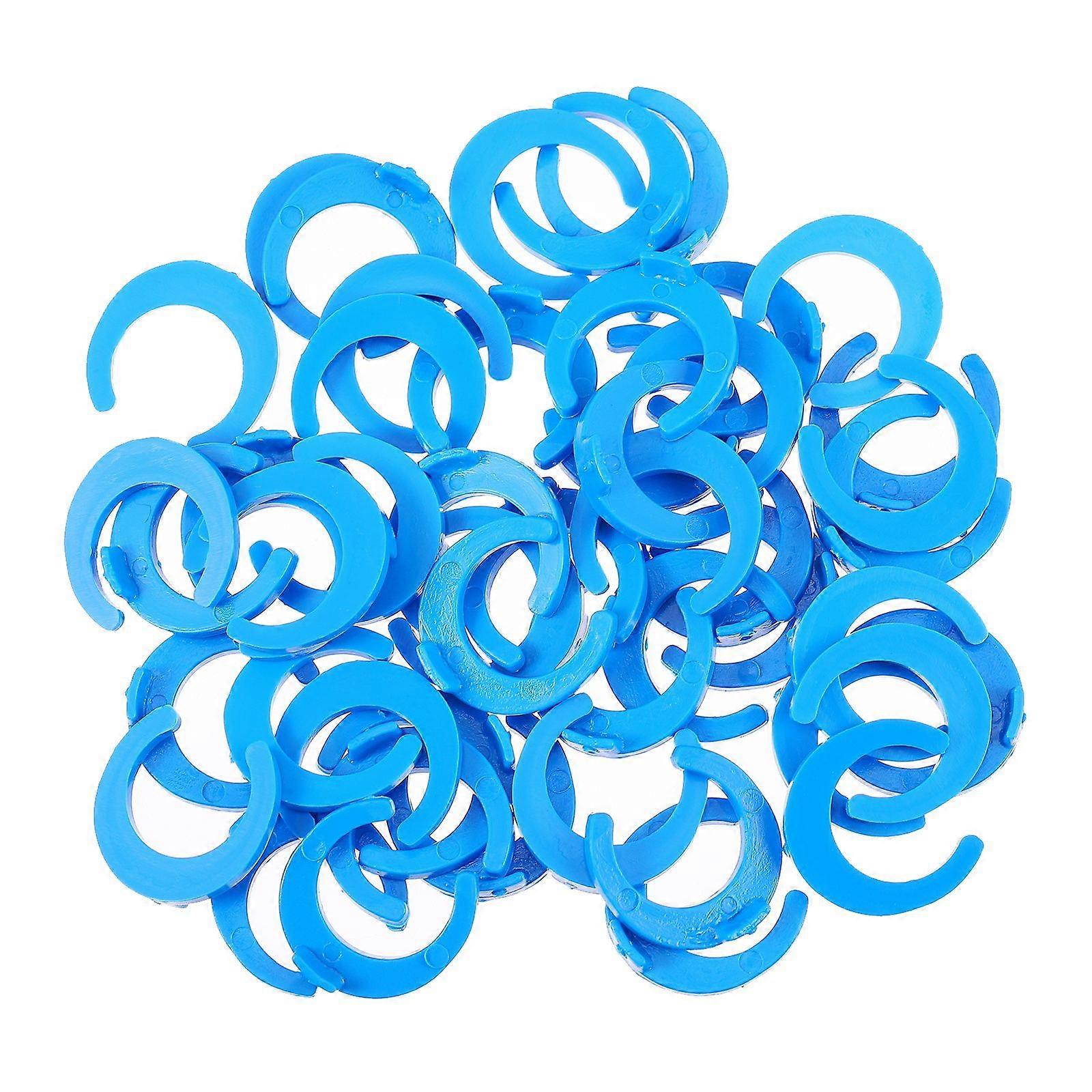 200pcs Blue Locking Clips For Quick Connect Fittings Water Filter Fittings Durable And Easy To Install Compatible With Various Water Purifiers