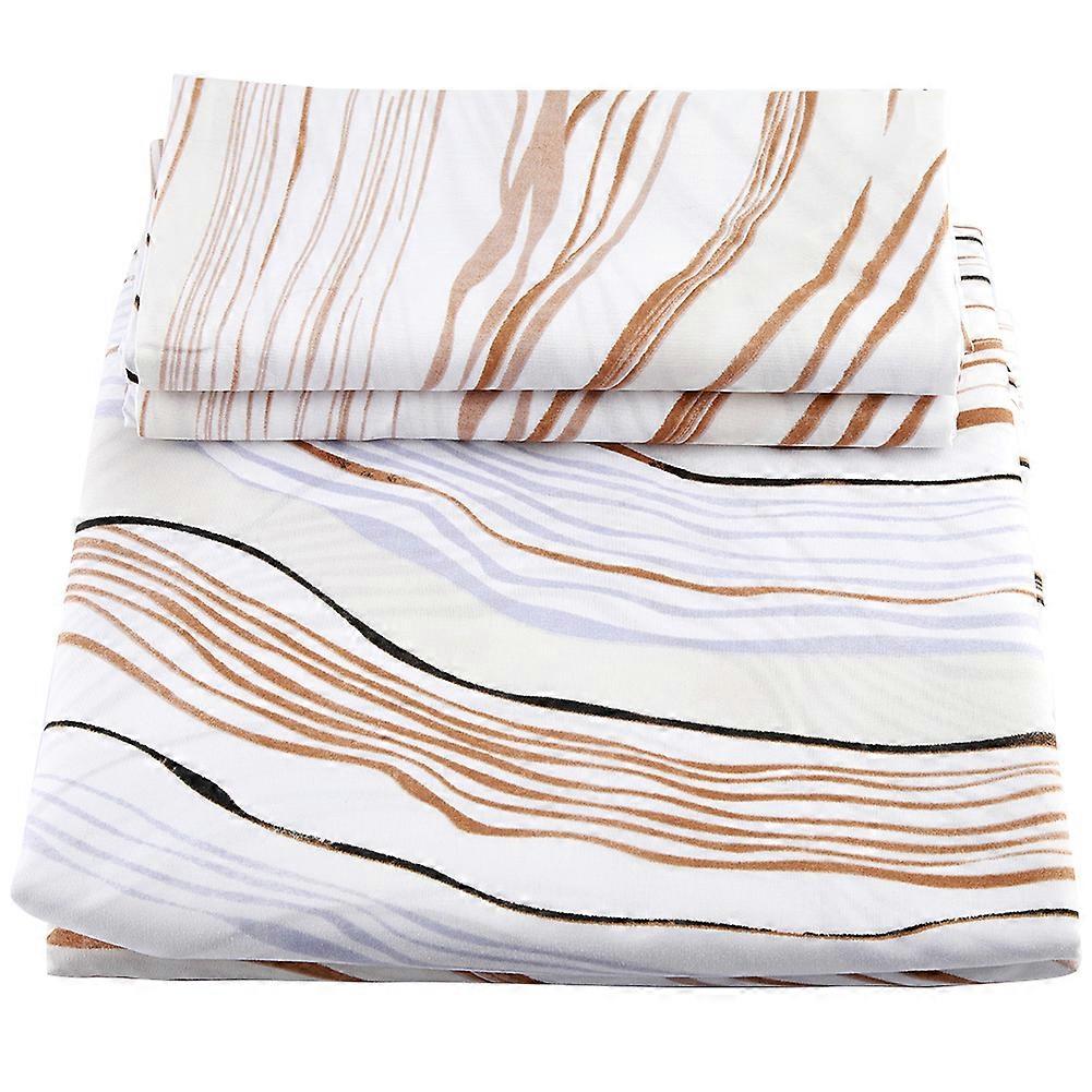 3 Pieces Soft Microfiber Duvet Cover Set Polyester Bedding Set(Twin)