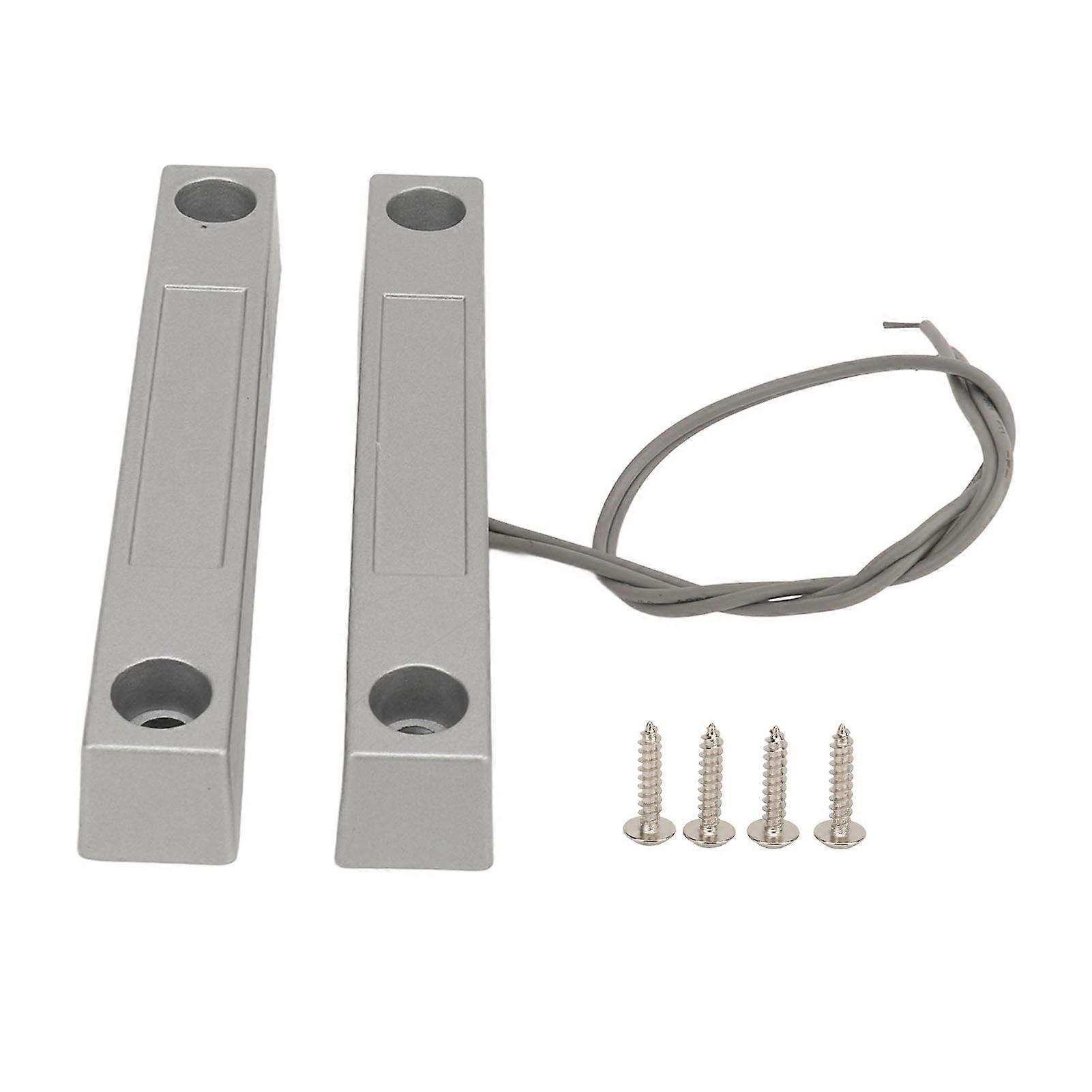 Magnetic Reed Switch for Rolling Door, NC Responsive Alarm Contactor for Garages, Industrial Warehouses, Shops