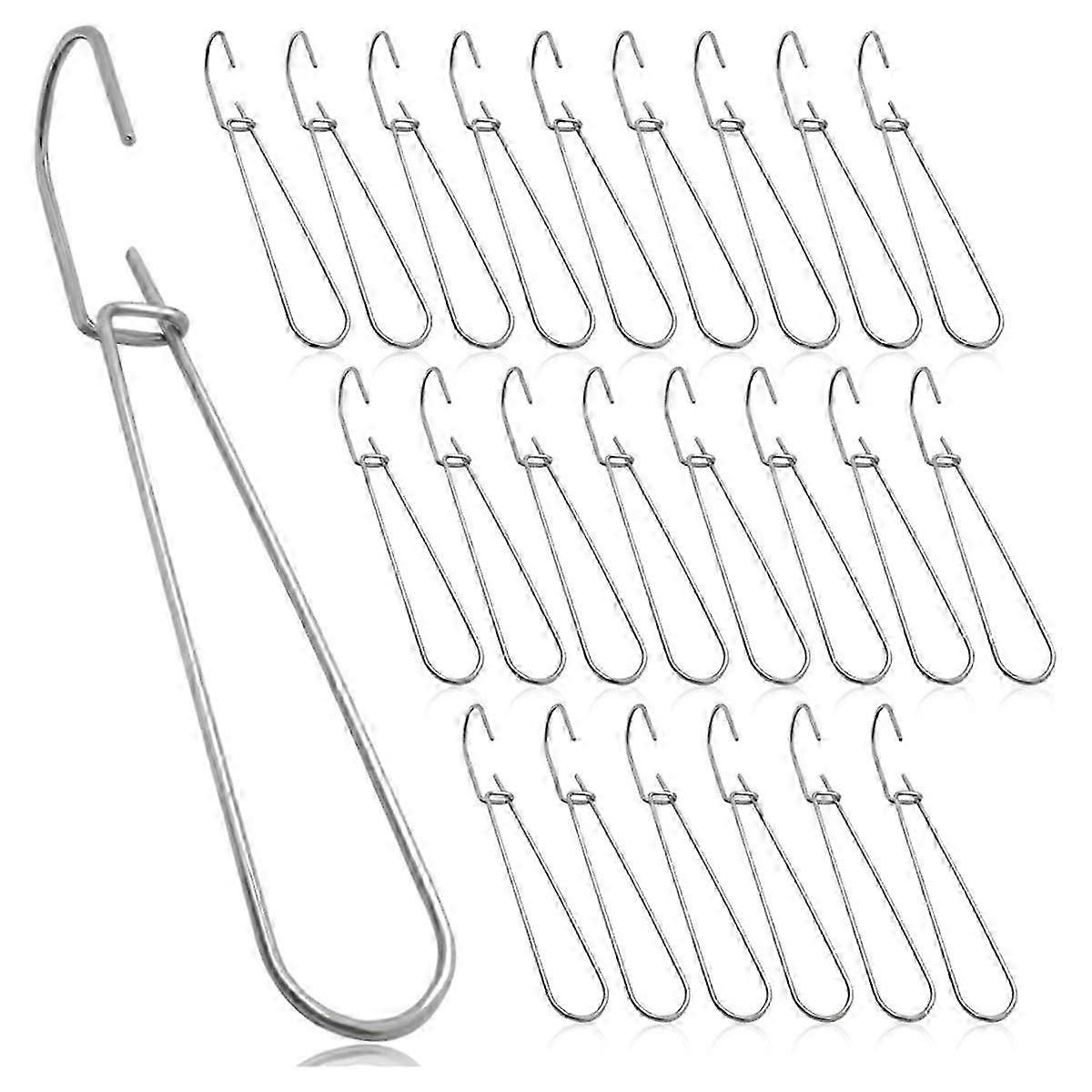 Pattern Hooks 24 Pcs Metal Pattern Hangers 7.3 Inch Sewing Pattern Making Paper Storage Hanging Hoo