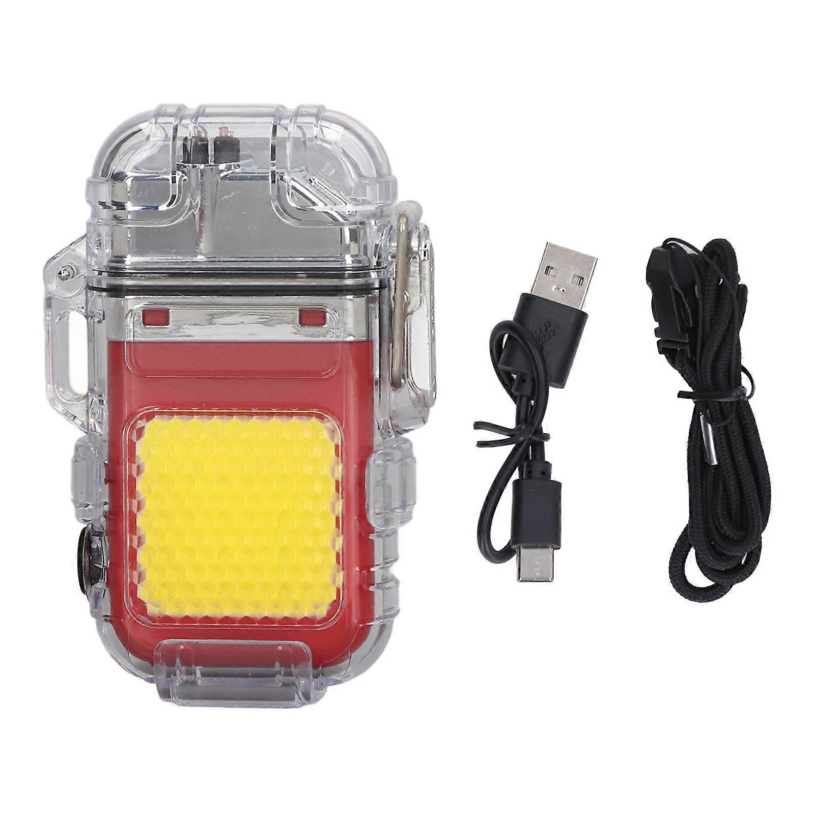 Arc Cigarette IP56 Waterproof Wind Proof LED Lighting Portable Multifunctional Dual Arc Lighter