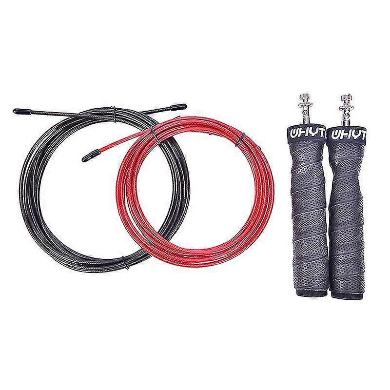 Crossfit Jump Rope Speed & Weighted Jump Ropes com rolamentos de esferas de cabo de velocidade