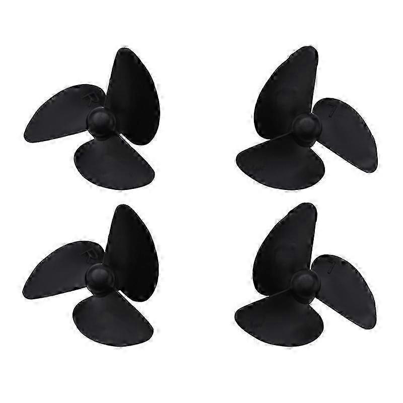 4Pcs 3-Blatt Propeller 4 Links & 4 Rechts kompatibel Flytec 2011-5 Angeln Futterboot Fischfinder RC Bo