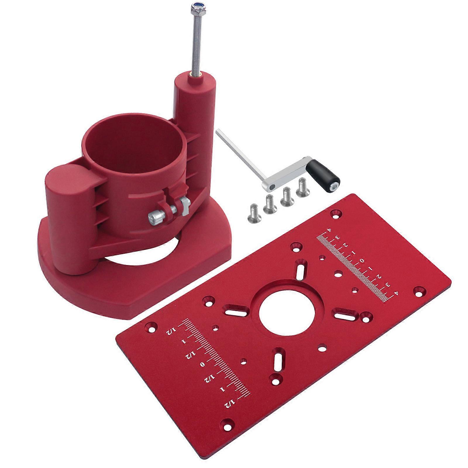 Woodworking Base Router Lift Kit for Secure Clamping No Shaking During Operation Improve Your Woodworking Experience