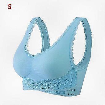 Kabelloser Push-Up-Sport-BH im Spitzendesign für Frauen, geeignet für Fitness- und Yogaaktivitäten