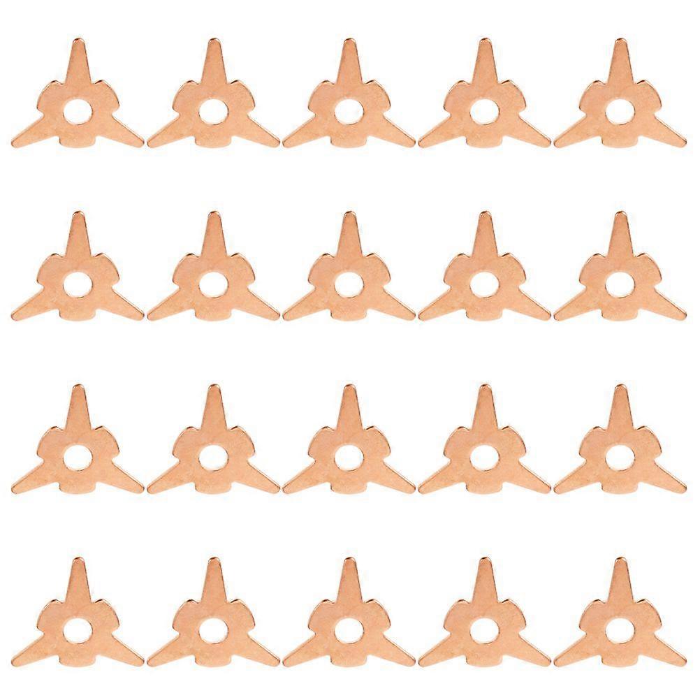 20pcs Dent Pulling Rings Triangle Shaped Dent Pulling Puller Rings for Car Body Welding Repair Tool Set Weld Kit Dent Puller Rings