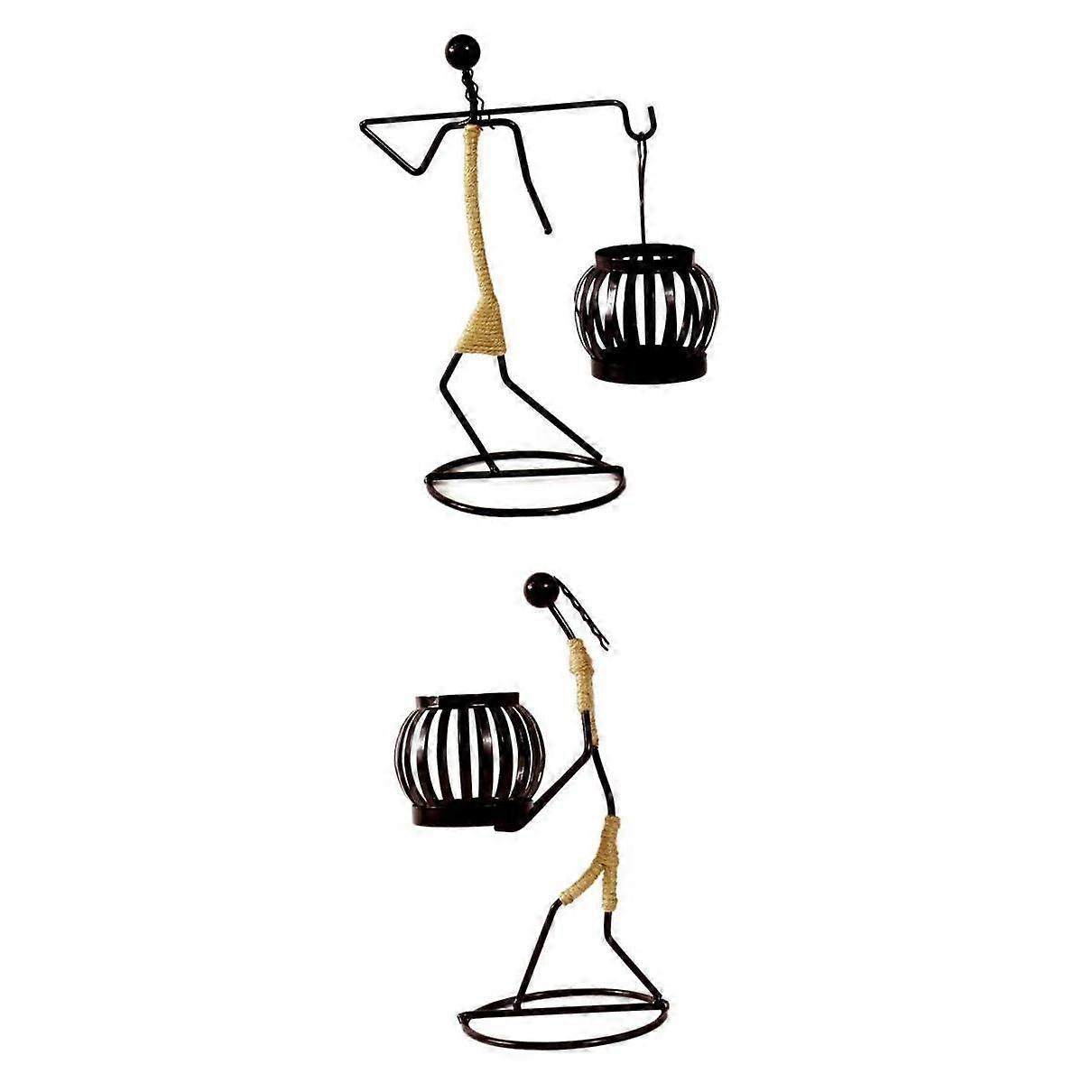 2x Candlestick Holder Wedding Candle Holder Decoration Light