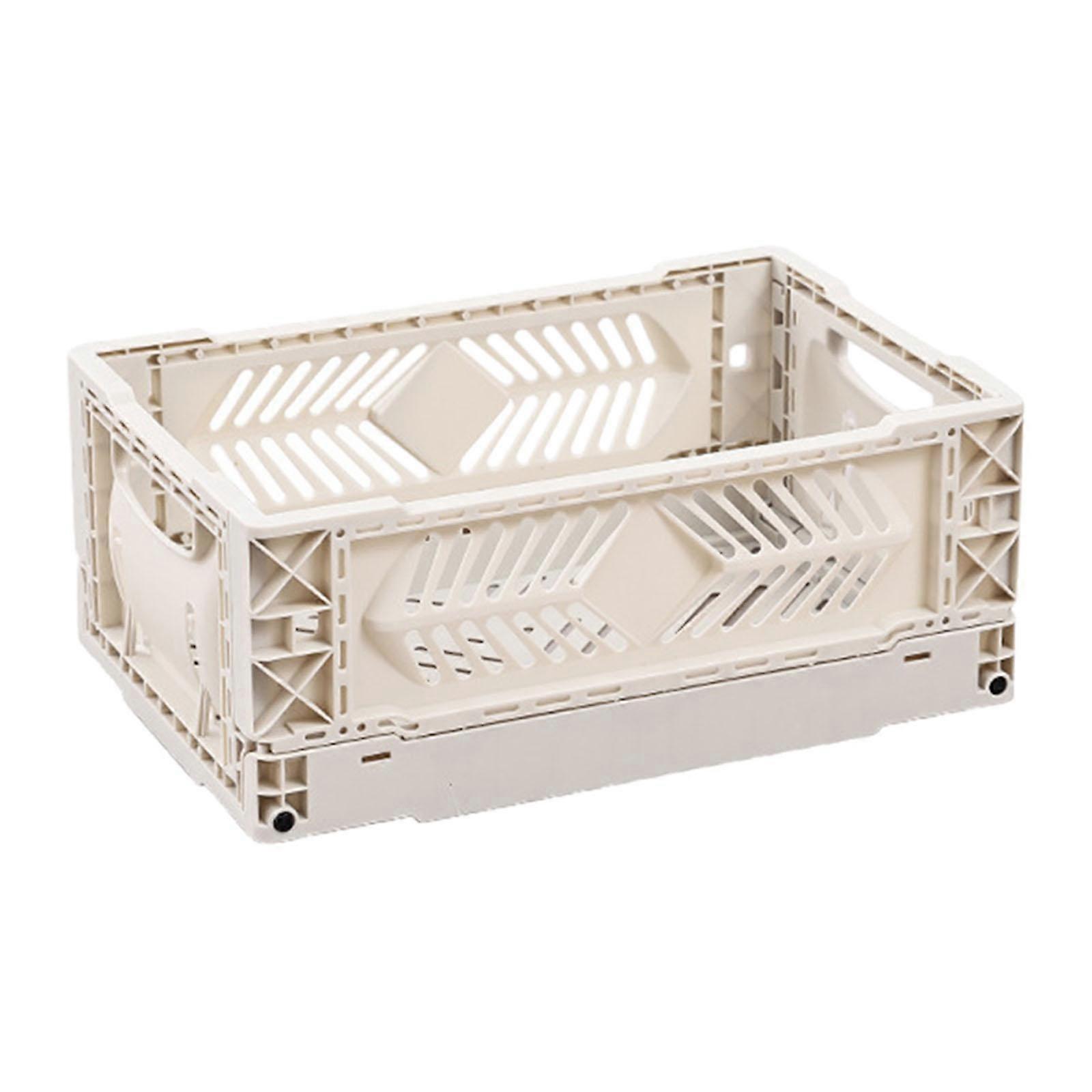 Collapsible Storage Crate Storage Bin Organizer Decoration,Side Label Card