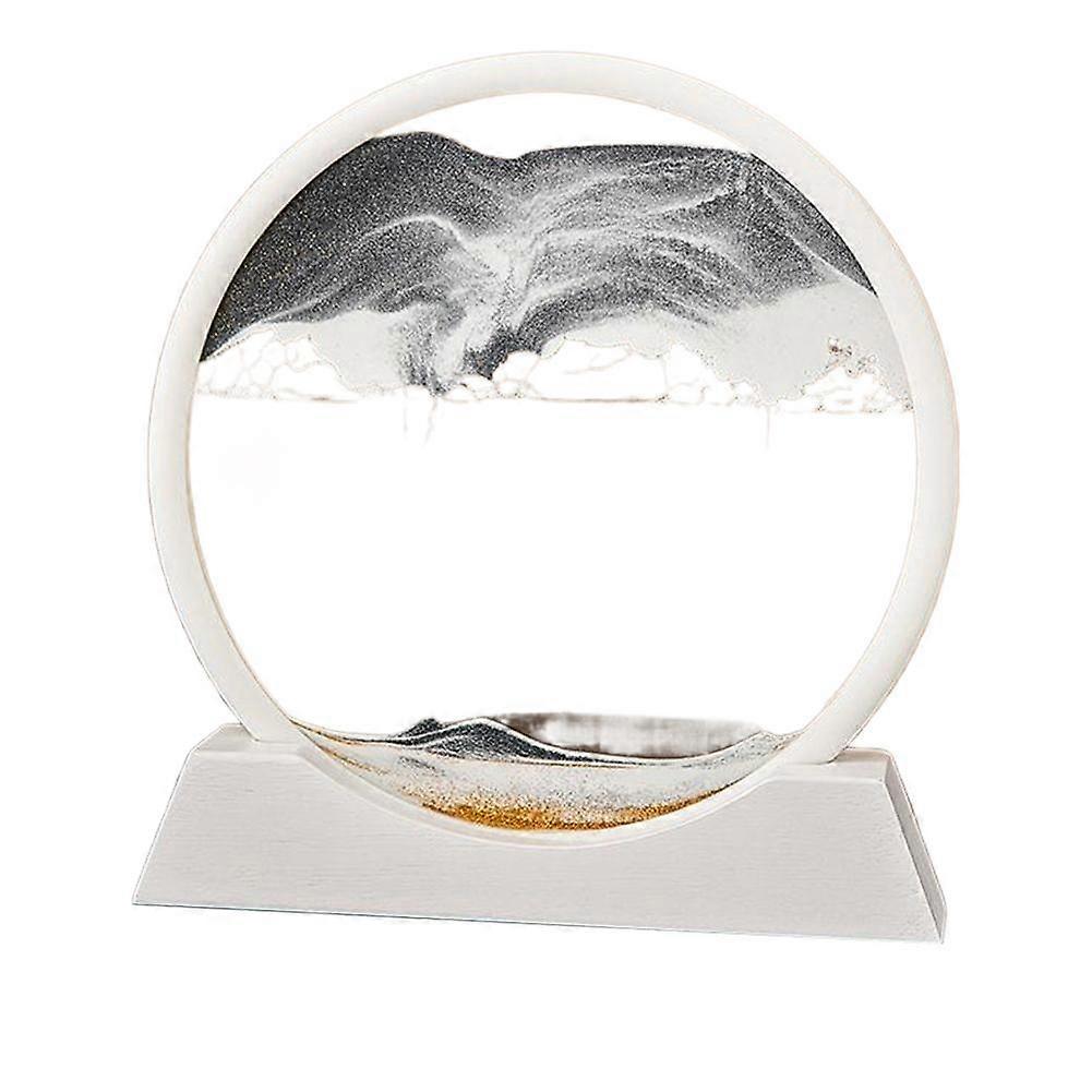 Flödande sandmålning timglasprydnad, exklusiv heminredning