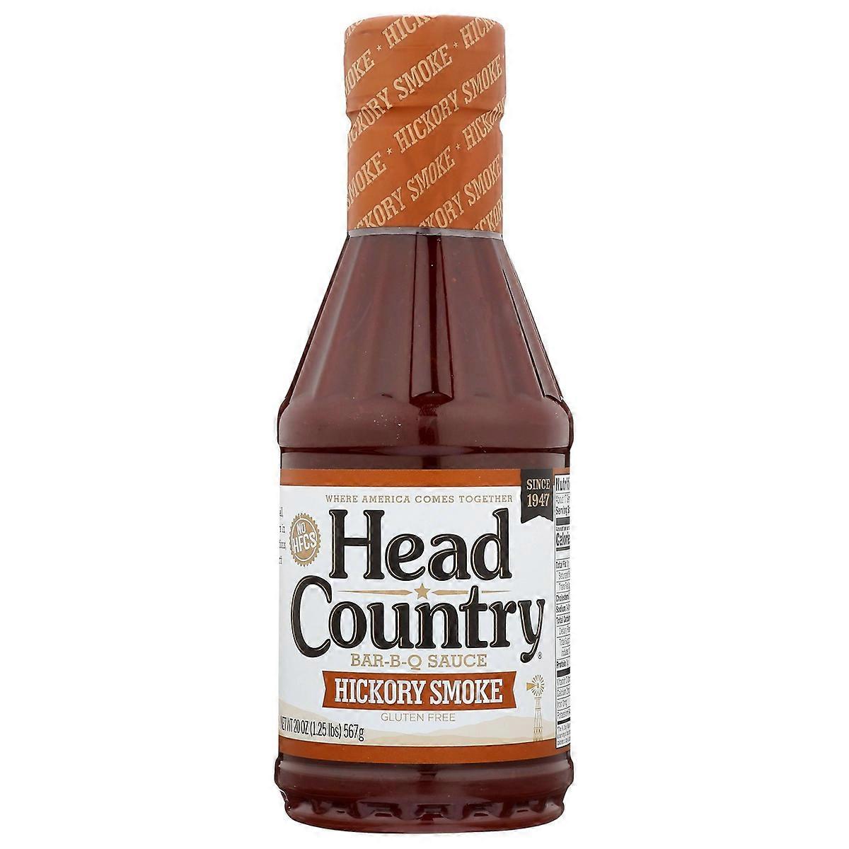 Head Country Bar-b-q Sauce Hickory Smoke - 20oz