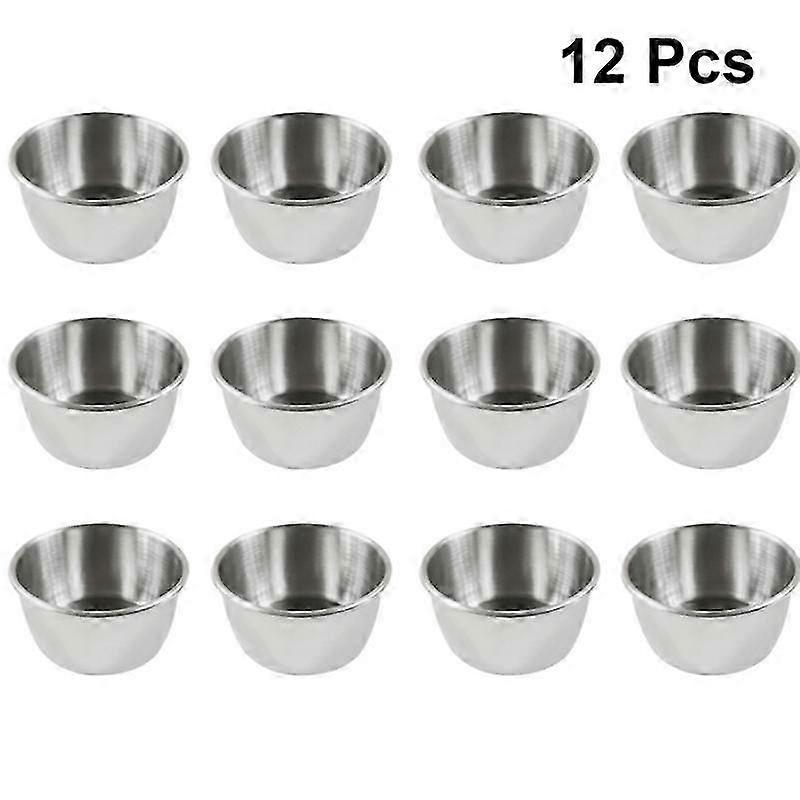 ソース調味料前菜キッチン用の12pcsステンレス鋼ディッピングボウル