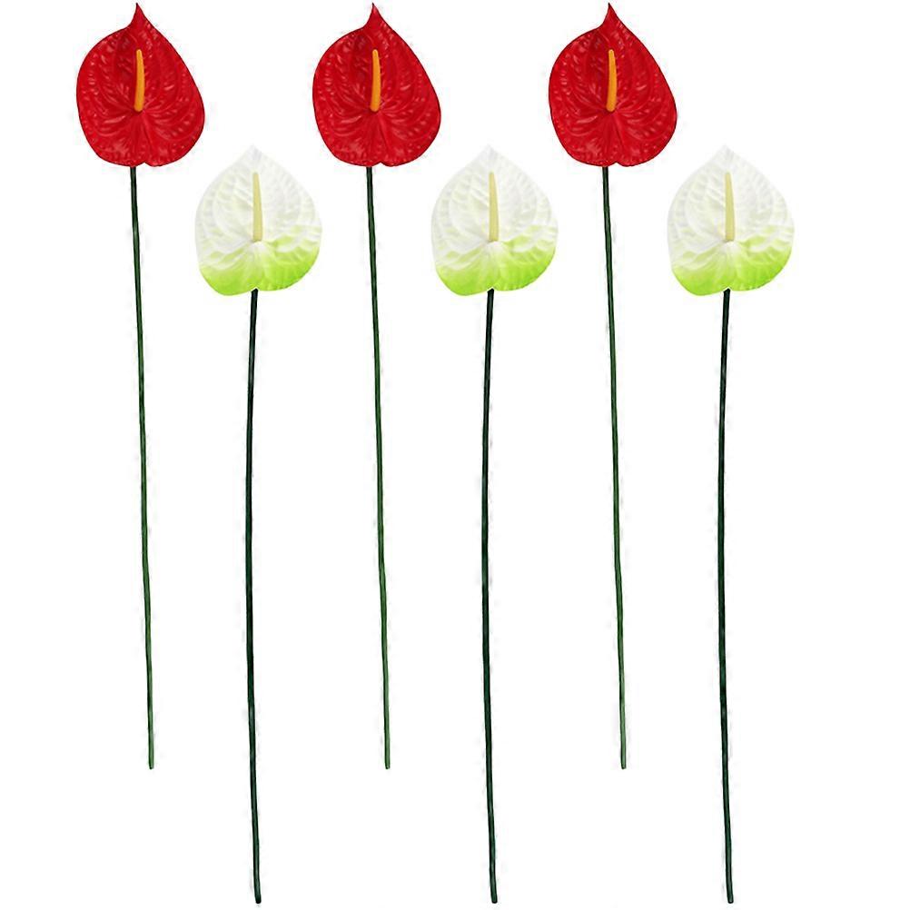 Realistic Artificial Flowers Anthurium, Enhances Ambiance, Ideal for DIY Projects