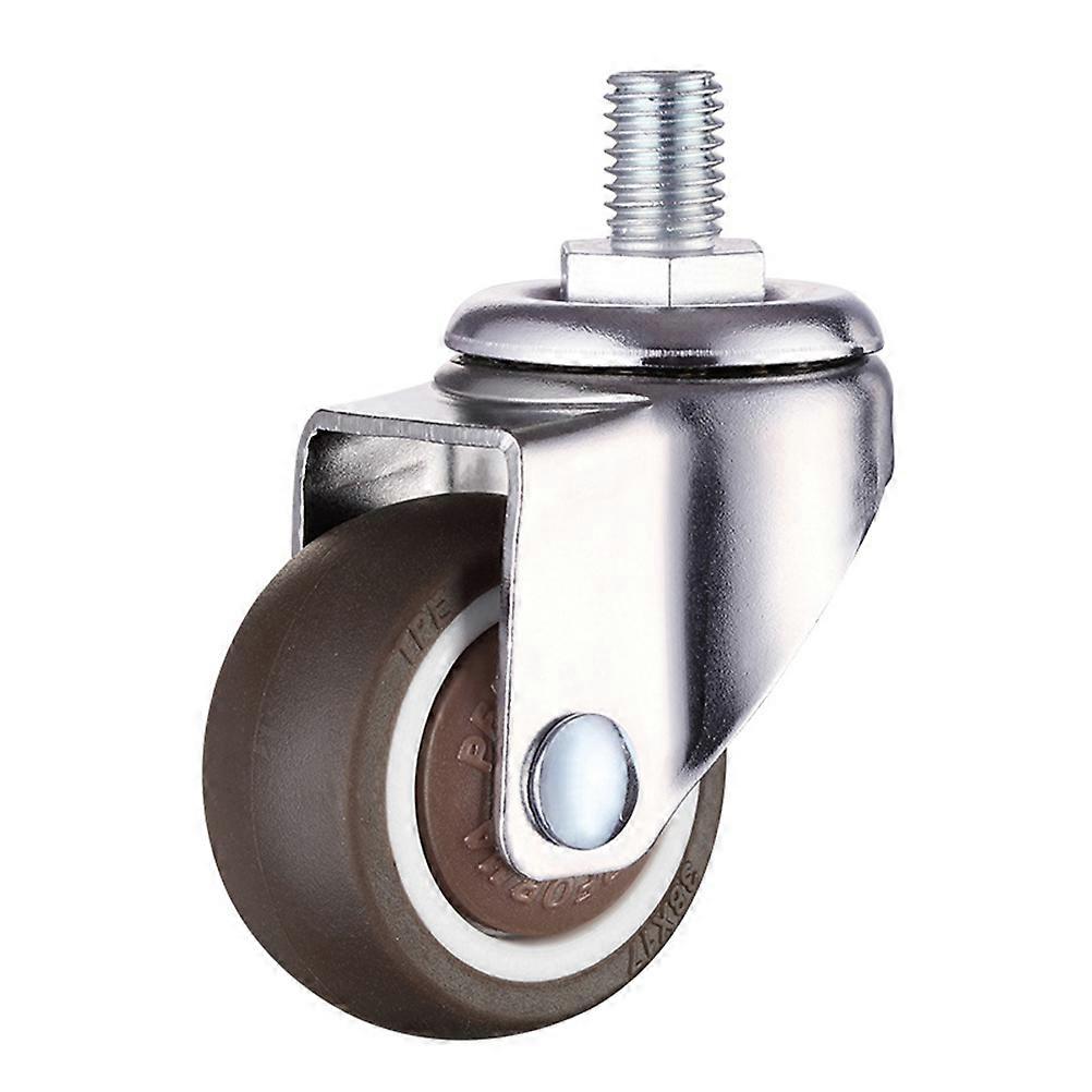 Swivel Caster for Chairs with Non-Marking Wheels Suitable for Various Floor Types