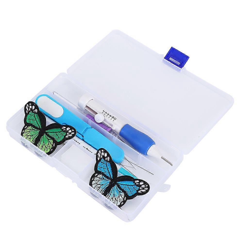 2025 Latest Model  Punch Needle Set Embroidery Stitching Craft Tool TPR Handle