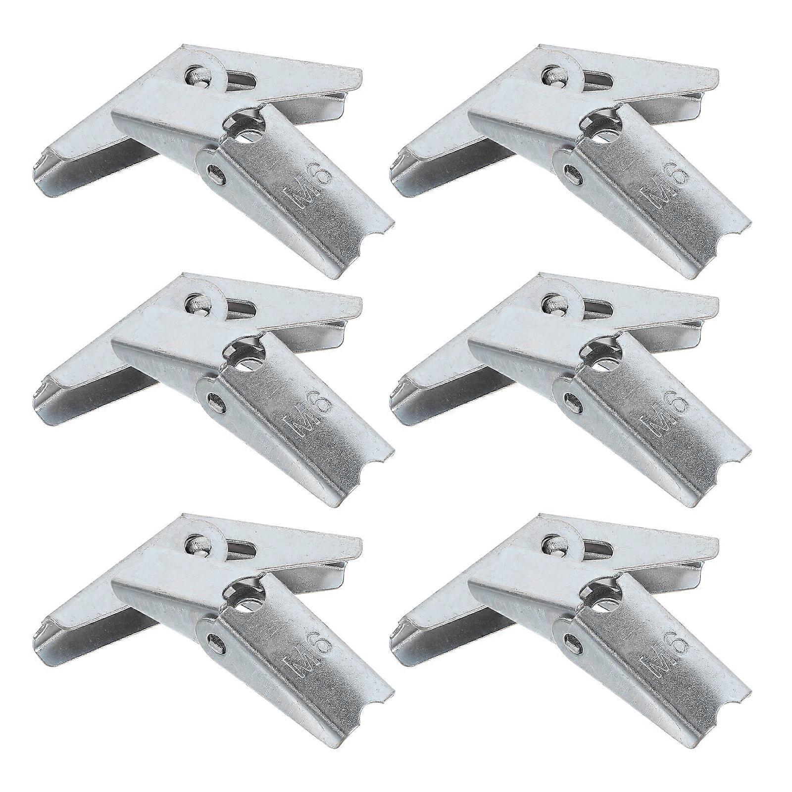 12pcs Heavy Duty Galvanized Toggle Anchors for Drywall – Easy to Use Expansion Fixings for Shelving, Cabinets & More