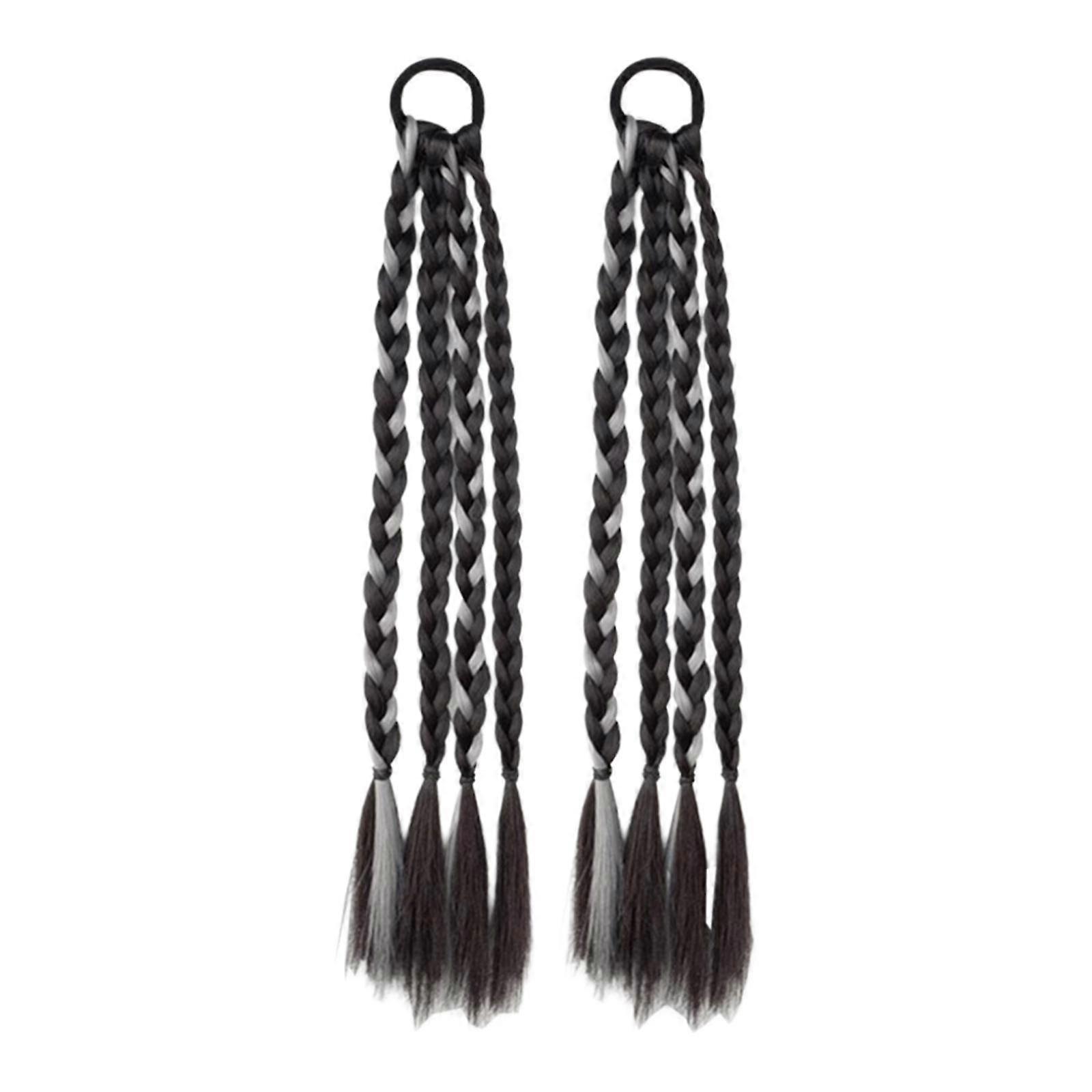 2 Pieces Braids Extensions Hair Extensions Versatile Comfortable Soft Braided