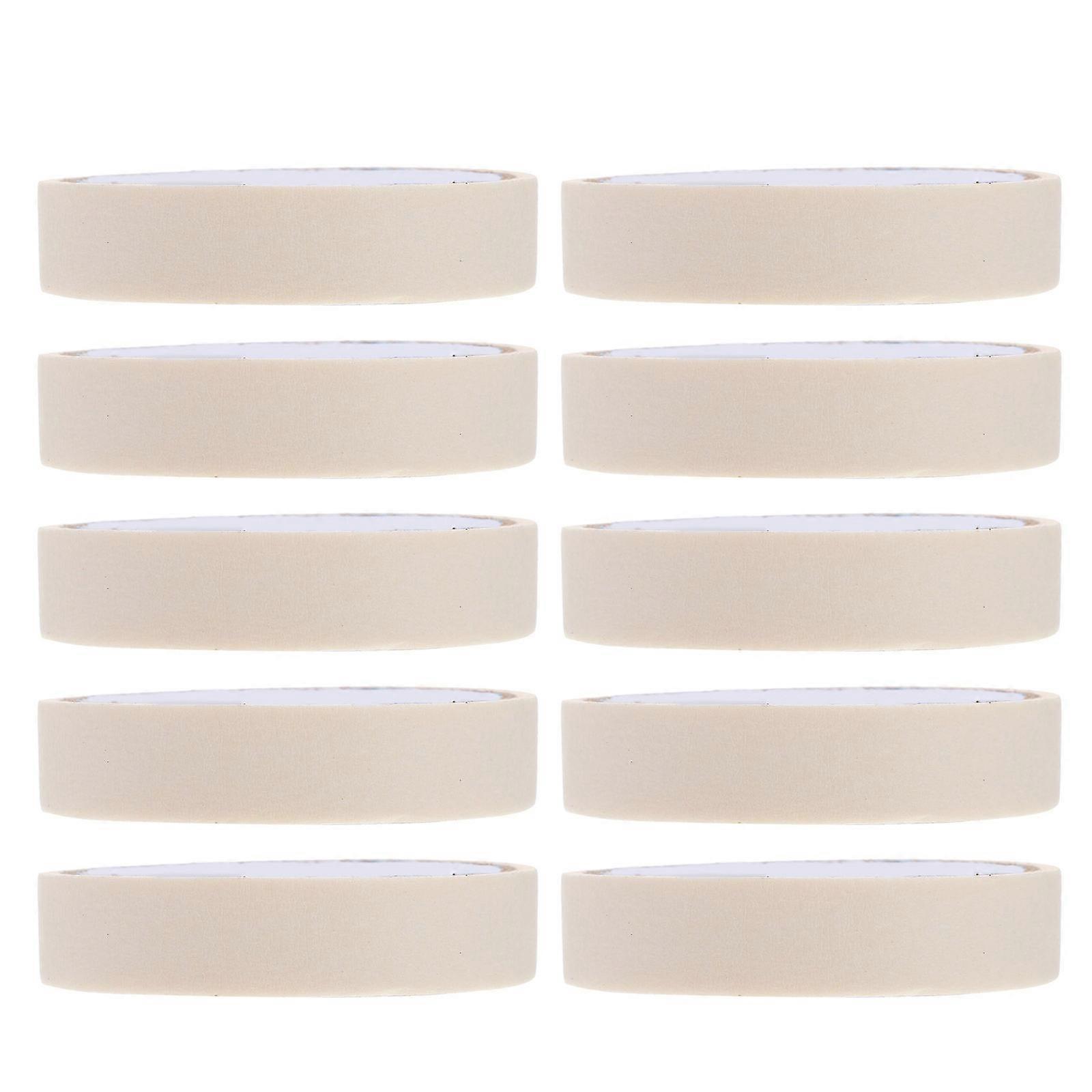 10pcs Self Adhesive Masking Tape for Artists and Crafts – Wide Durable Tapes for Painting, Classroom Projects, and Creative Activities