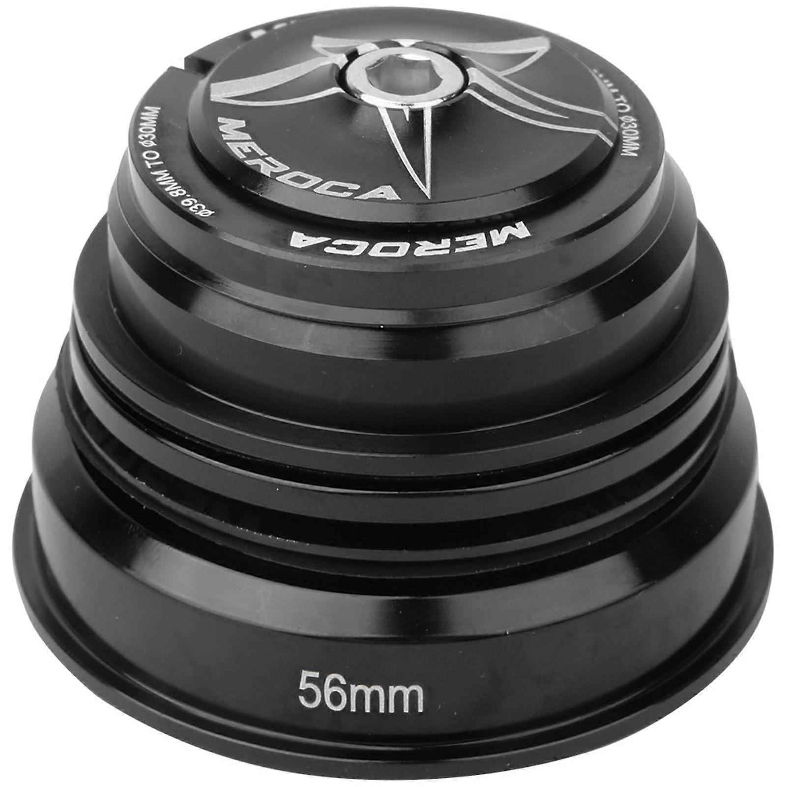 44mm-56mm Aluminum Alloy Bicycle Front Fork Headset Replacement Accessory (Black)
