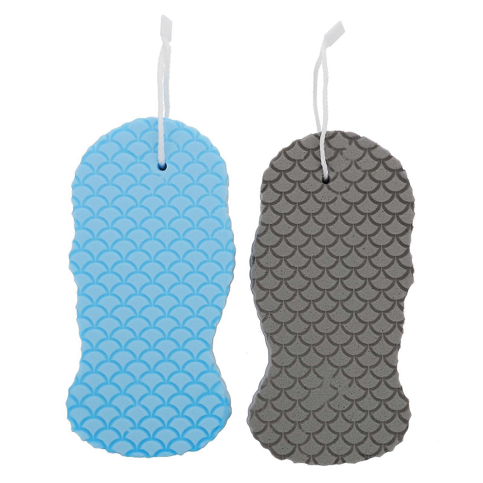 Here's a polished product description for your **2pcs Double Sided Exfoliating Bath Sponges**:
### **2pcs Double Sided Exfoliating Bath Sponges