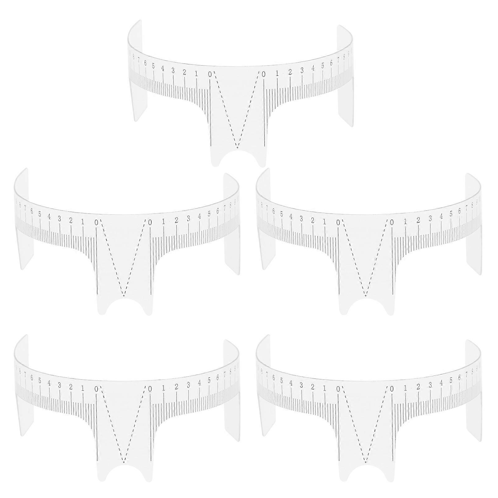 Eyebrow Symmetry Guide Eyebrow Tattooing Stencils Eyebrow Shaping Application 5Pcs