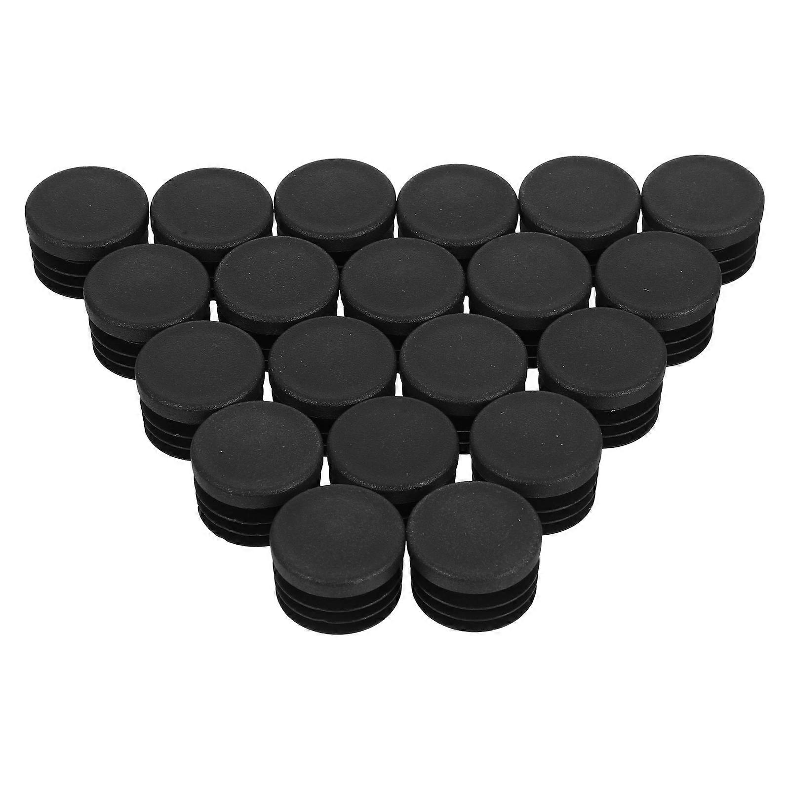 Round Tubing Plug Cap Nylon Material Sealing Protecting For Plumbing Electrical Applications 20Pcs