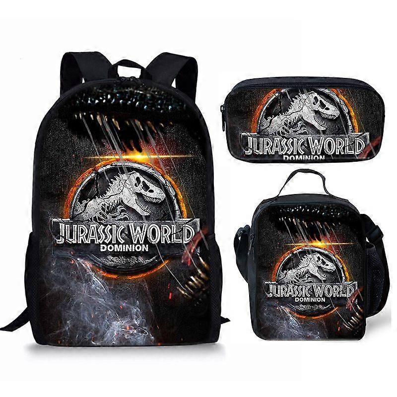 Student Backpack Three-piece Anime Cartoon Backpack