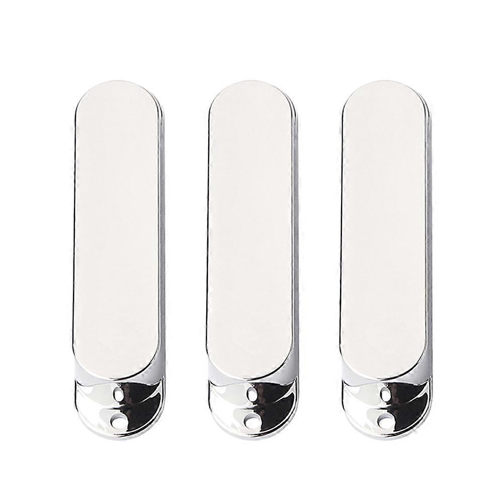 Guitar Pickup Transmission Silver 3Pcs 2.8x0.7x0.5in