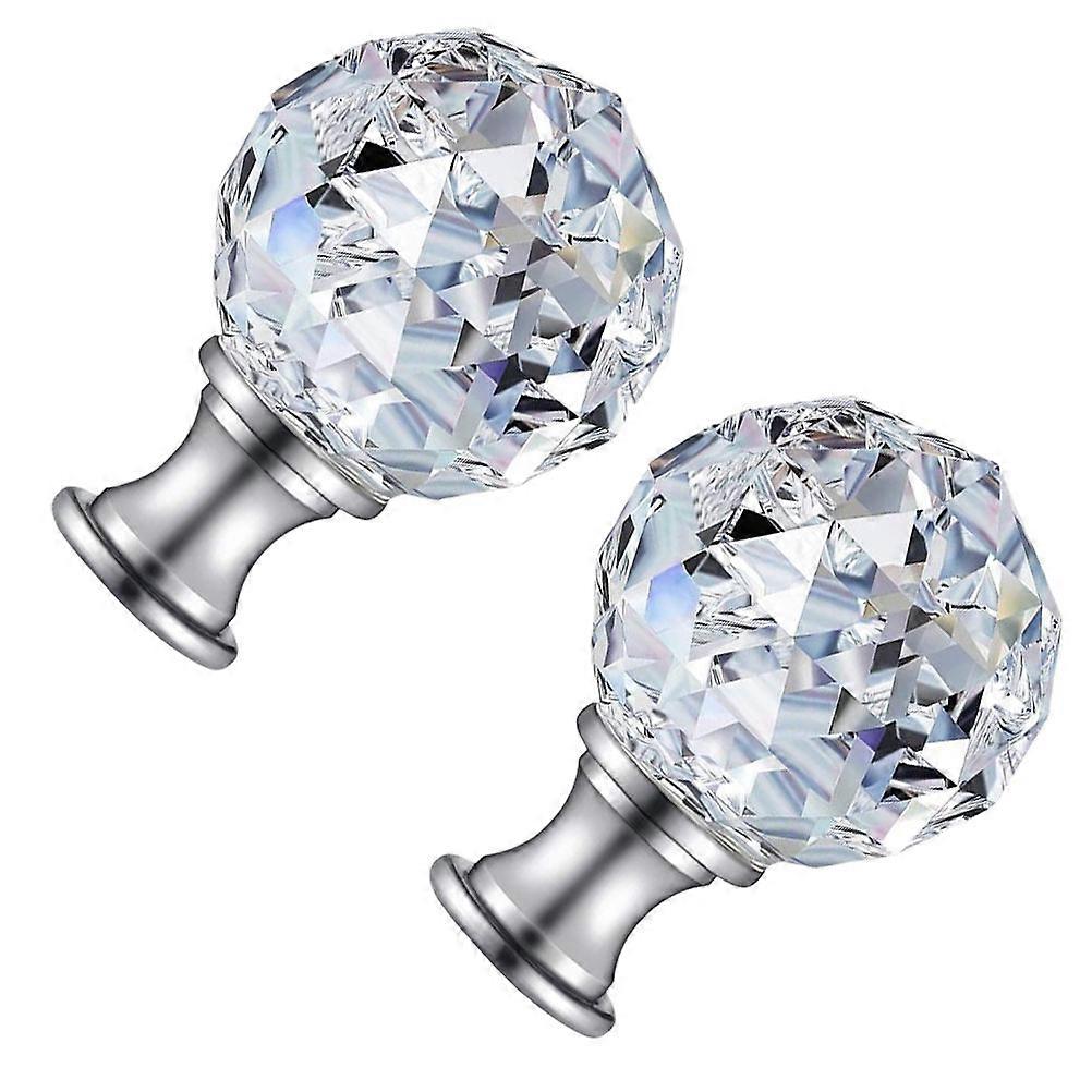 Lamp Finial Cap Hardware Decorative for Table Decor 2Pcs
