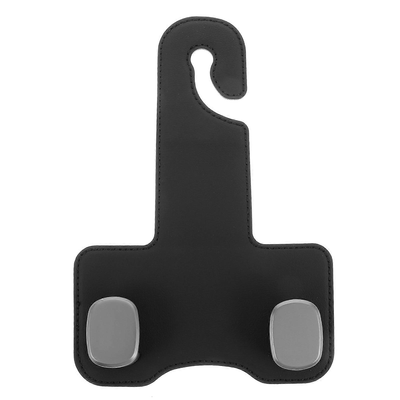 Car Seat Hook Multifunctional Car Headrest Hook For Vehicle Use Durable Black 1Set