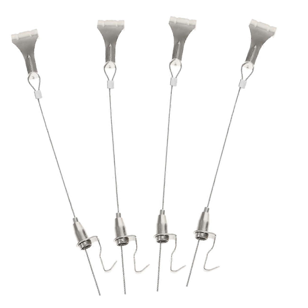 Adjustable hanging cord for picture frames with steelreinforced hooks