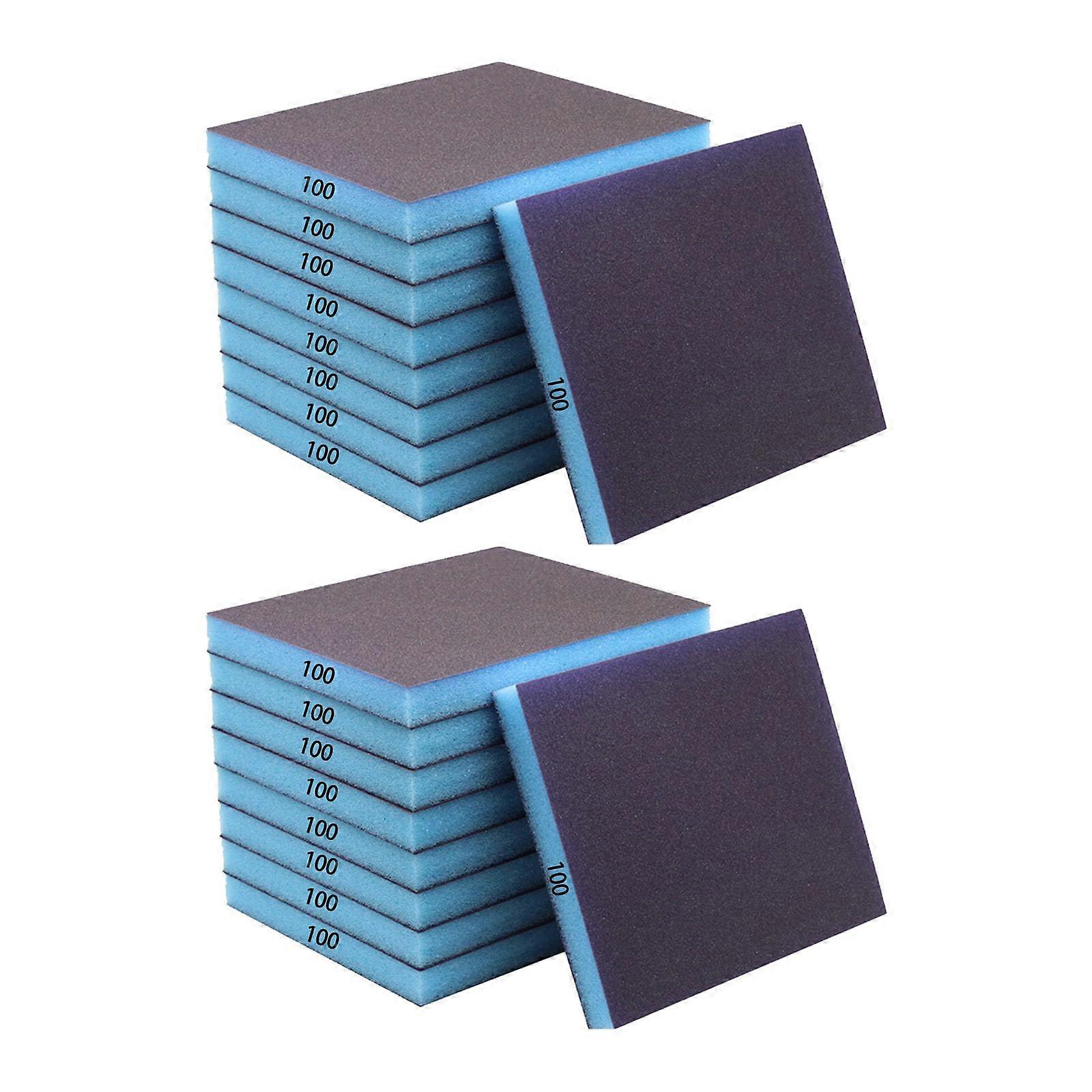 Multipurpose Sponges 18-Pack, Soft Washable Pads for Wet and Dry Use, Ideal for Wood and Metal Polishing