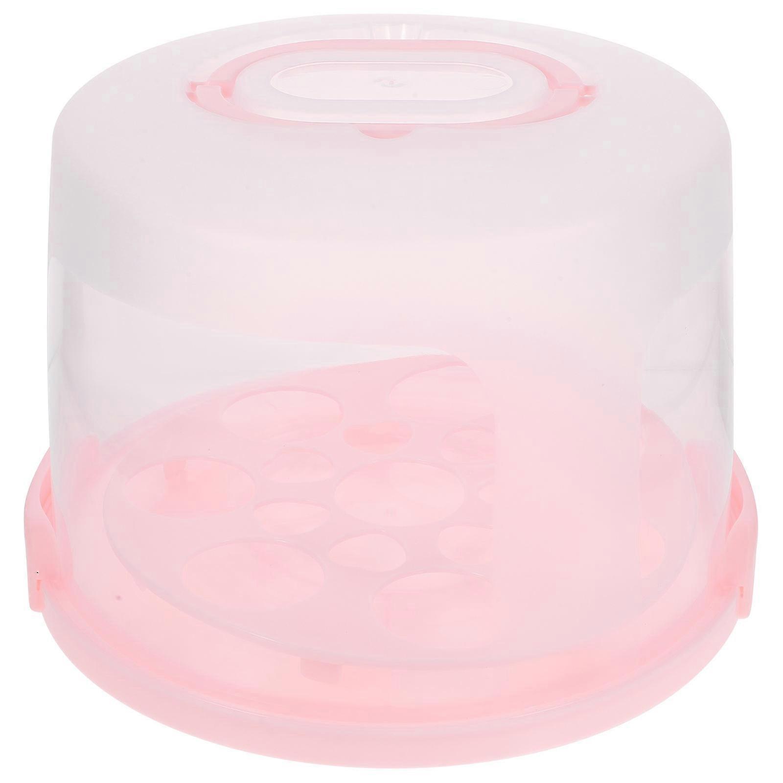 Portable Cake Box Reusable Cake Carrier with Handle for Home Use 10 Inch