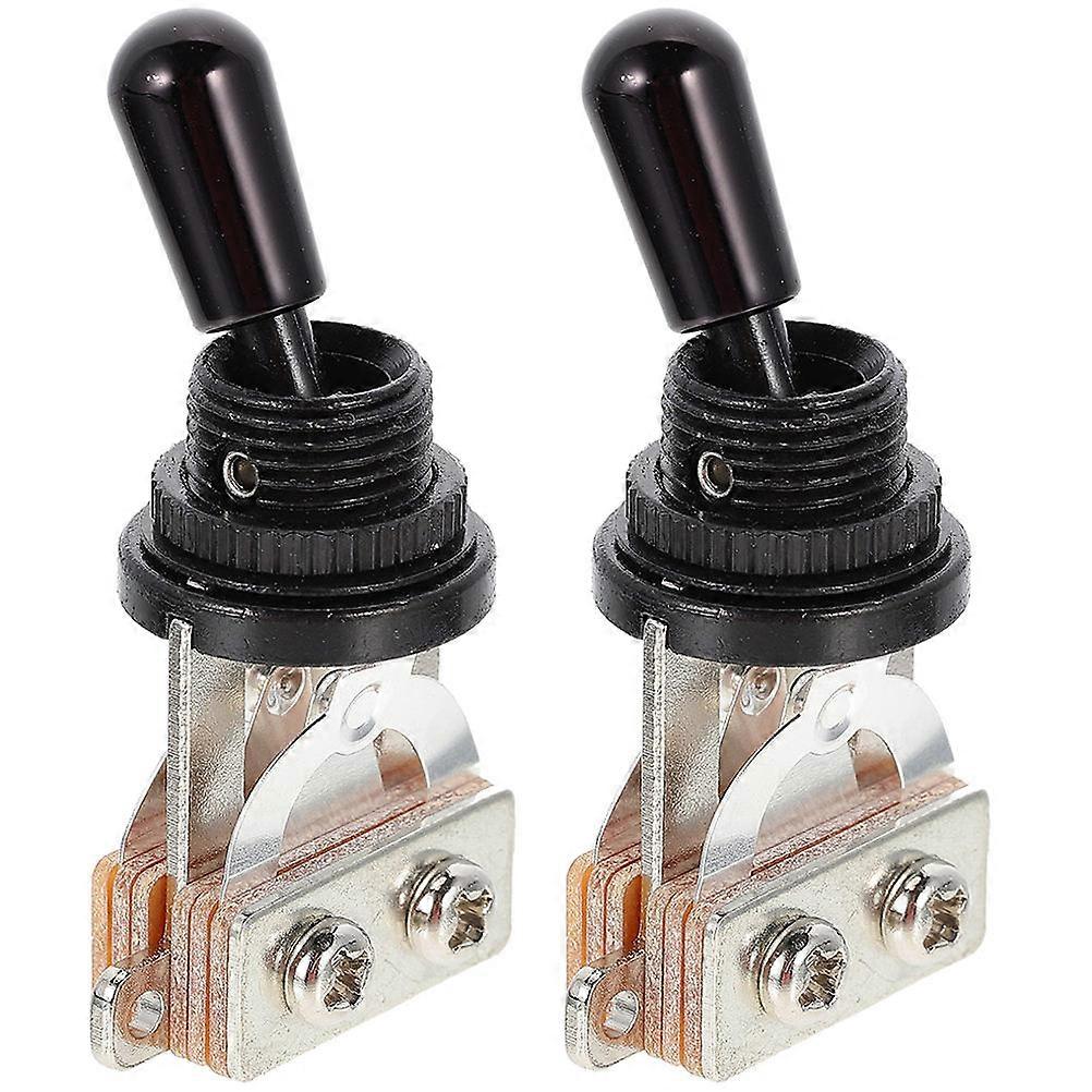 Metal Toggle Pickup Selector Robust konstruktion för elgitarr tillbehör 2st