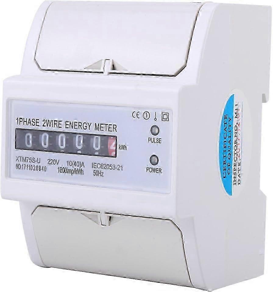 Xtm75s-U Digital Lcd Power Meter, Single Phase 2 Wire System, Accurate Measurement, Easy Installation, Indoor Installation, Avoid Corrosive Gases