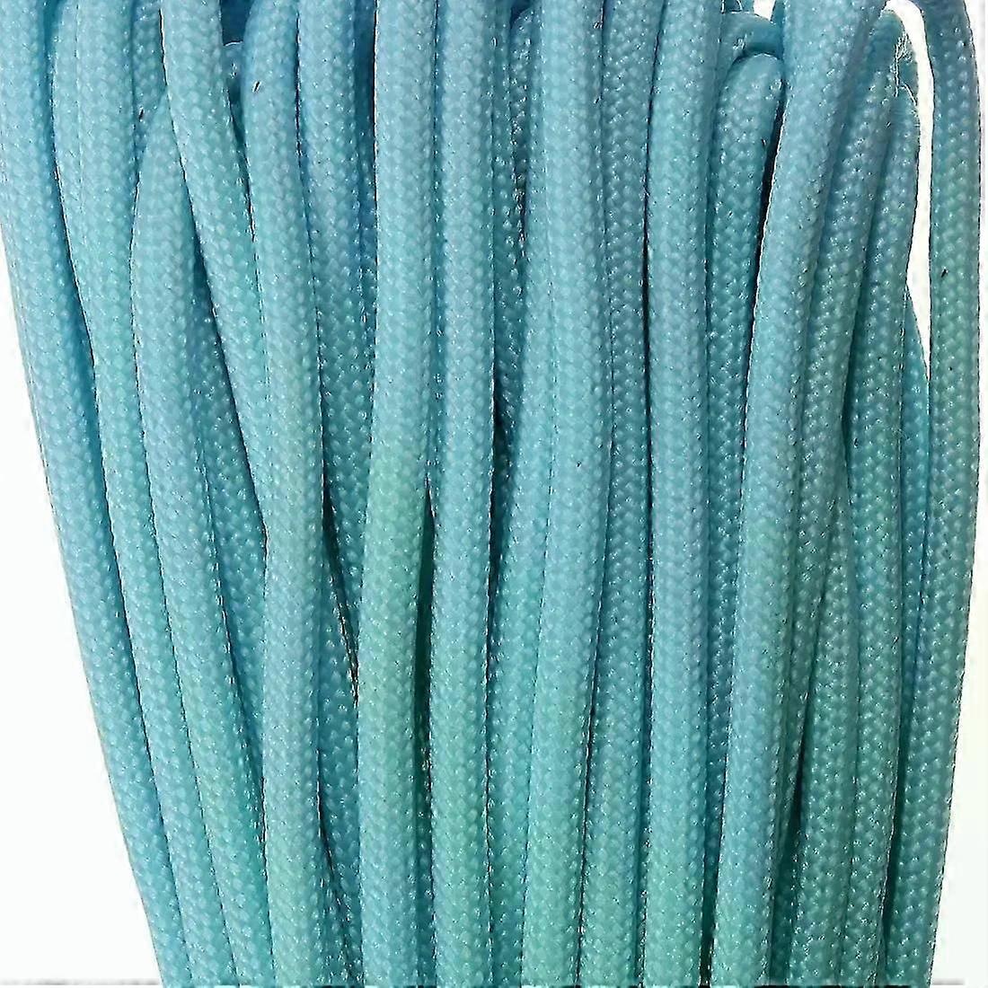 550Lb Paracord Parachute Cord Nylon Luminous Glow in the Dark 9 Core Strand blue