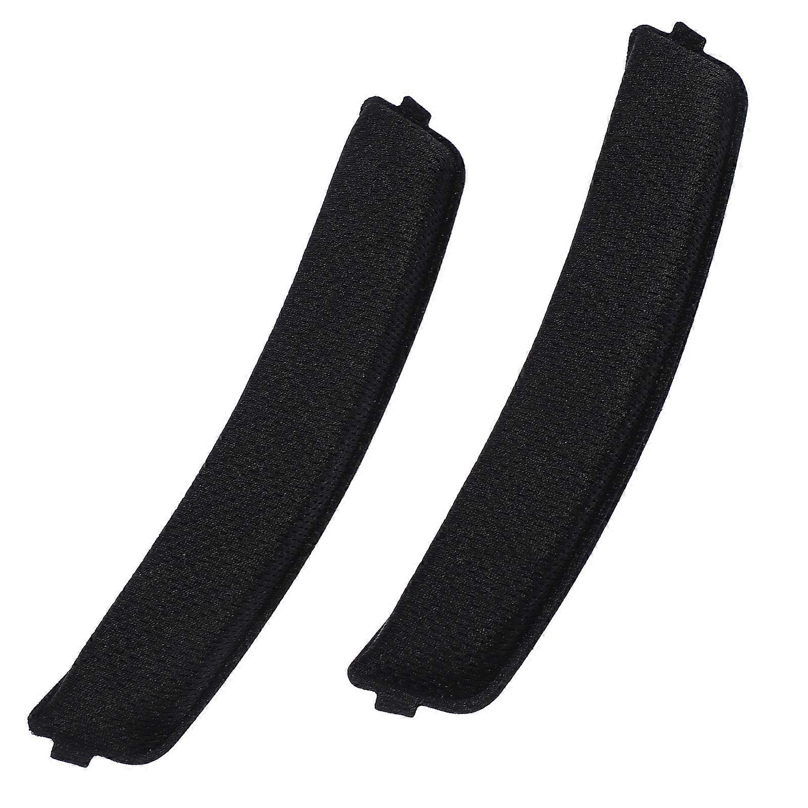 2Pcs Black Headphone Pads with Sponge Cover and Mesh Material for G633 G933 Compatible Breathable