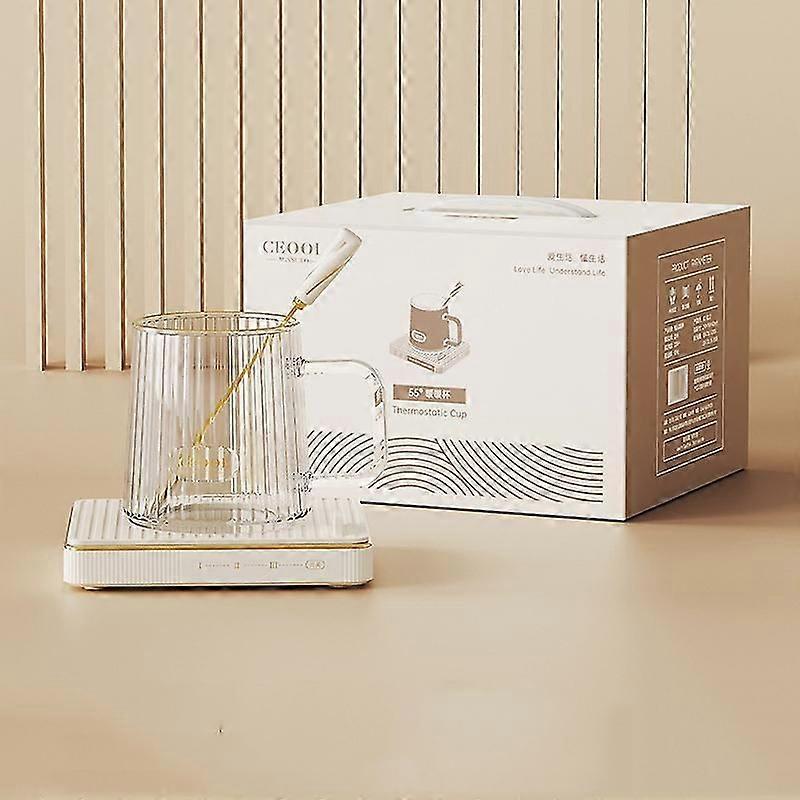 CEOOL  Electric Heating Coaster Glass Cup