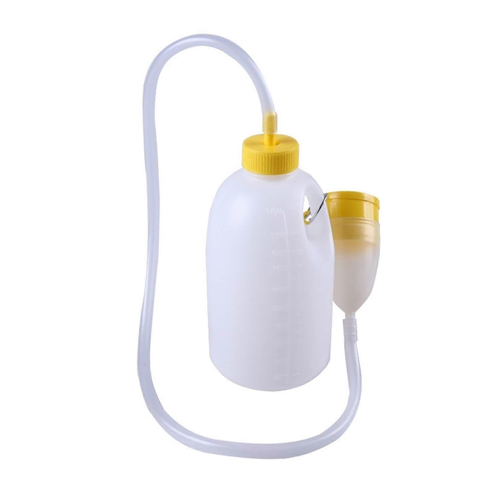 Urine Bottle Portable Urinal For Men 1700ML White 1Pc