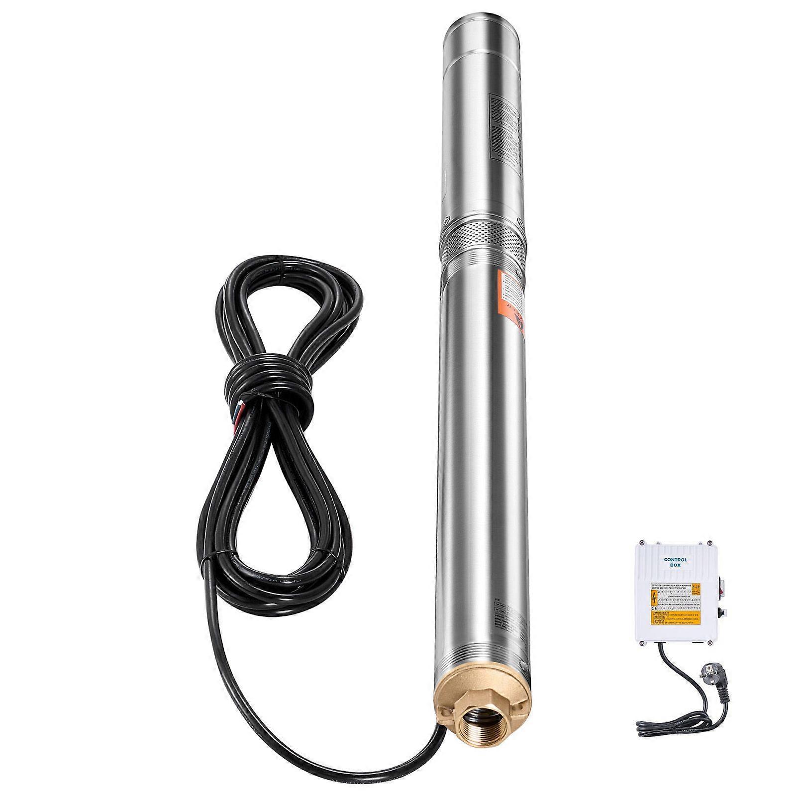 Succebuy Pompe submersible pour puits profonds puissance de sortie de 550 W 230 V débit de 65 L/min