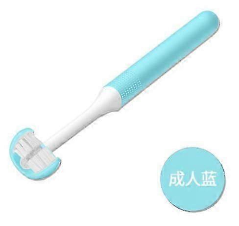 Autism Toothbrush for Special Needs Soft Wrap-Around Training Tooth Brush Saving Time for Adults 3D Toothbrushes 3 Sided