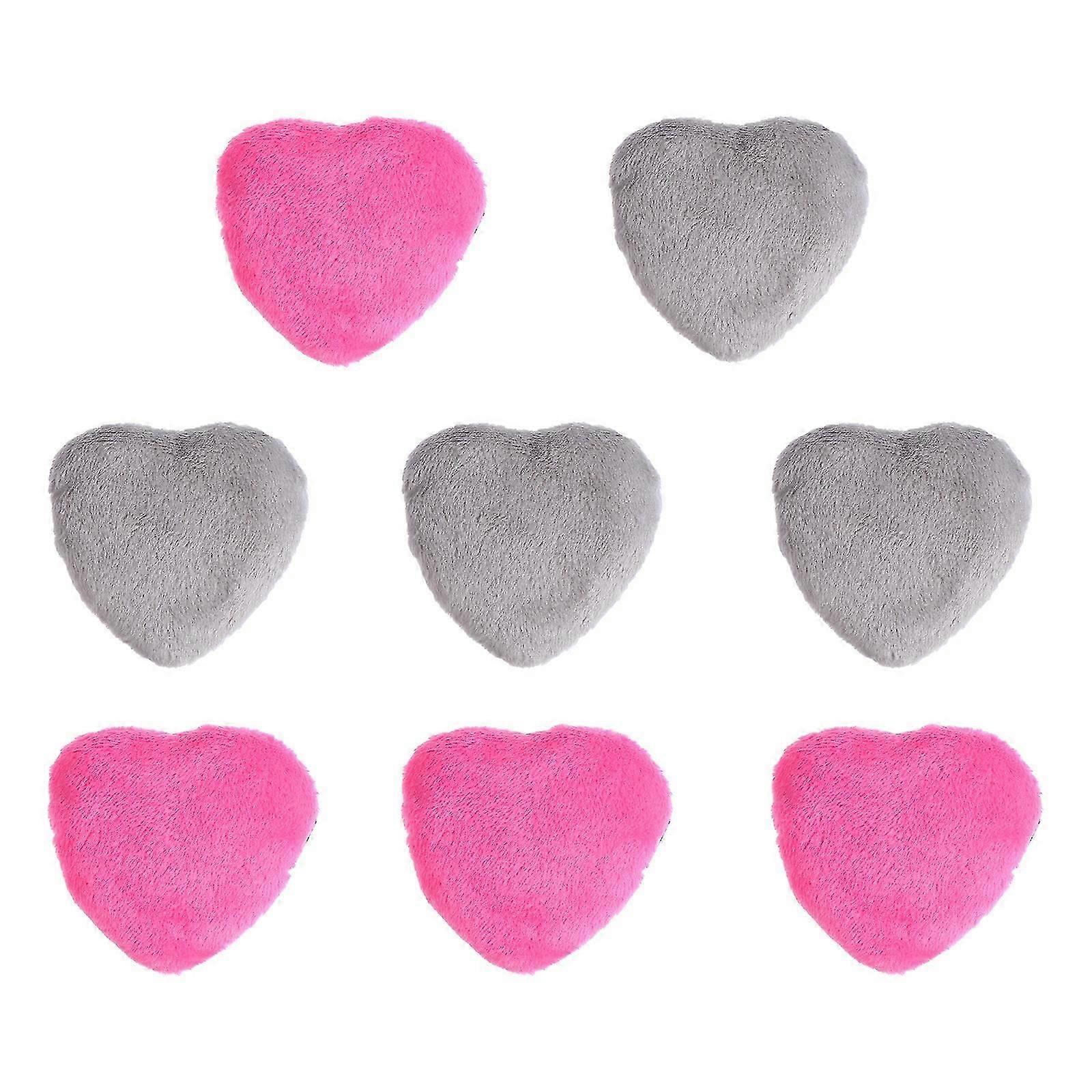 8pcs Makeup Loose Powder Puff Heart Shape Face Makeup Puff Makeup Tools