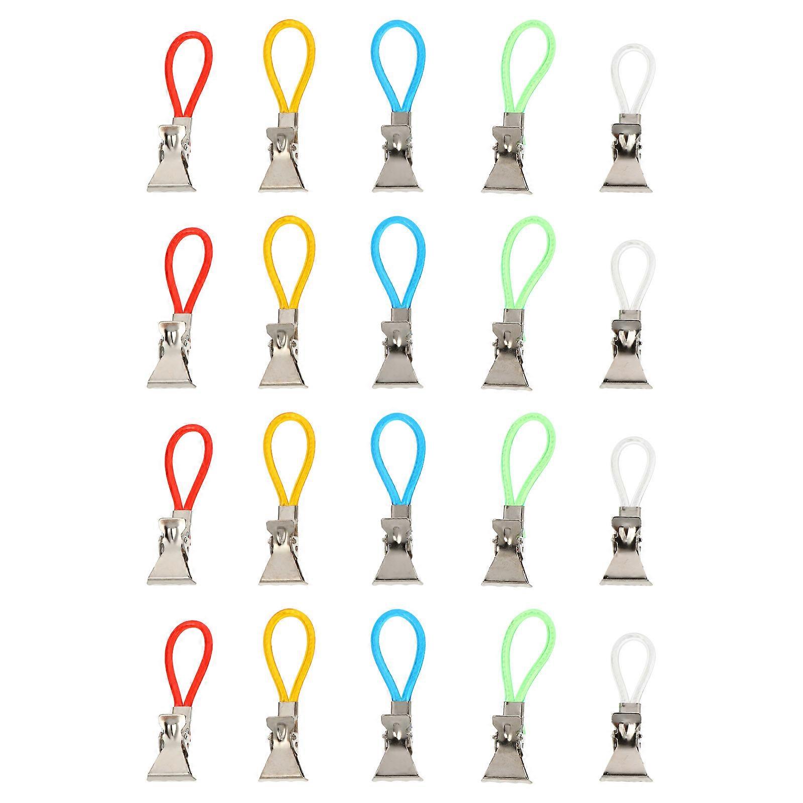 20pcs Strong Metal Clips for Home Use Assorted Color and Not Deformed